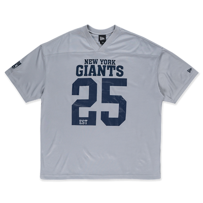 NEW YORK GIANTS NFL HISTORIC DOLPHIN GRAY OVERSIZED SHORT SLEEVE T-SHIRT
