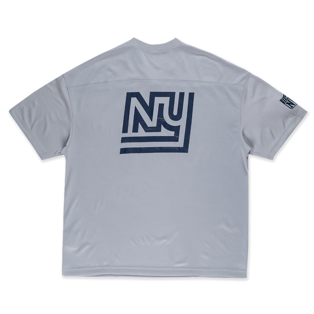 NEW YORK GIANTS NFL HISTORIC DOLPHIN GRAY OVERSIZED SHORT SLEEVE T-SHIRT