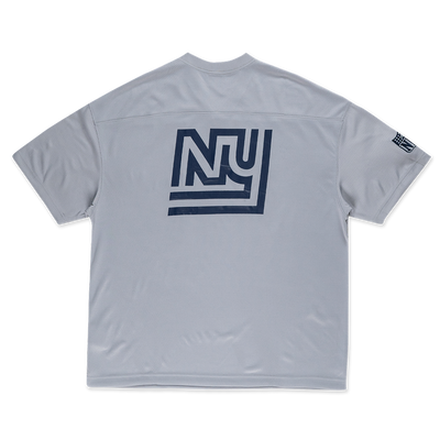 NEW YORK GIANTS NFL HISTORIC DOLPHIN GRAY OVERSIZED SHORT SLEEVE T-SHIRT