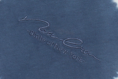 NEW ERA BASIC TIE DYED MUTED INDIGO OVERSIZED SHORT SLEEVE T-SHIRT