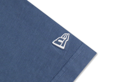 NEW ERA BASIC TIE DYED MUTED INDIGO OVERSIZED SHORT SLEEVE T-SHIRT