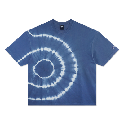 NEW ERA BASIC TIE DYED MUTED INDIGO OVERSIZED SHORT SLEEVE T-SHIRT