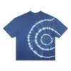 NEW ERA BASIC TIE DYED MUTED INDIGO OVERSIZED SHORT SLEEVE T-SHIRT