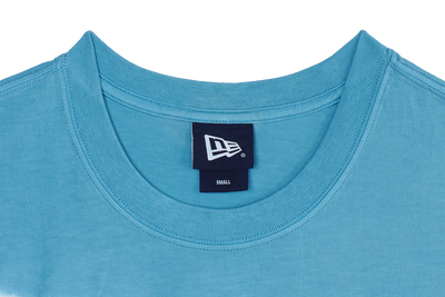 NEW ERA BASIC TIE DYED BLUE FOAM OVERSIZED SHORT SLEEVE T-SHIRT