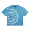 NEW ERA BASIC TIE DYED BLUE FOAM OVERSIZED SHORT SLEEVE T-SHIRT