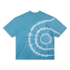 NEW ERA BASIC TIE DYED BLUE FOAM OVERSIZED SHORT SLEEVE T-SHIRT