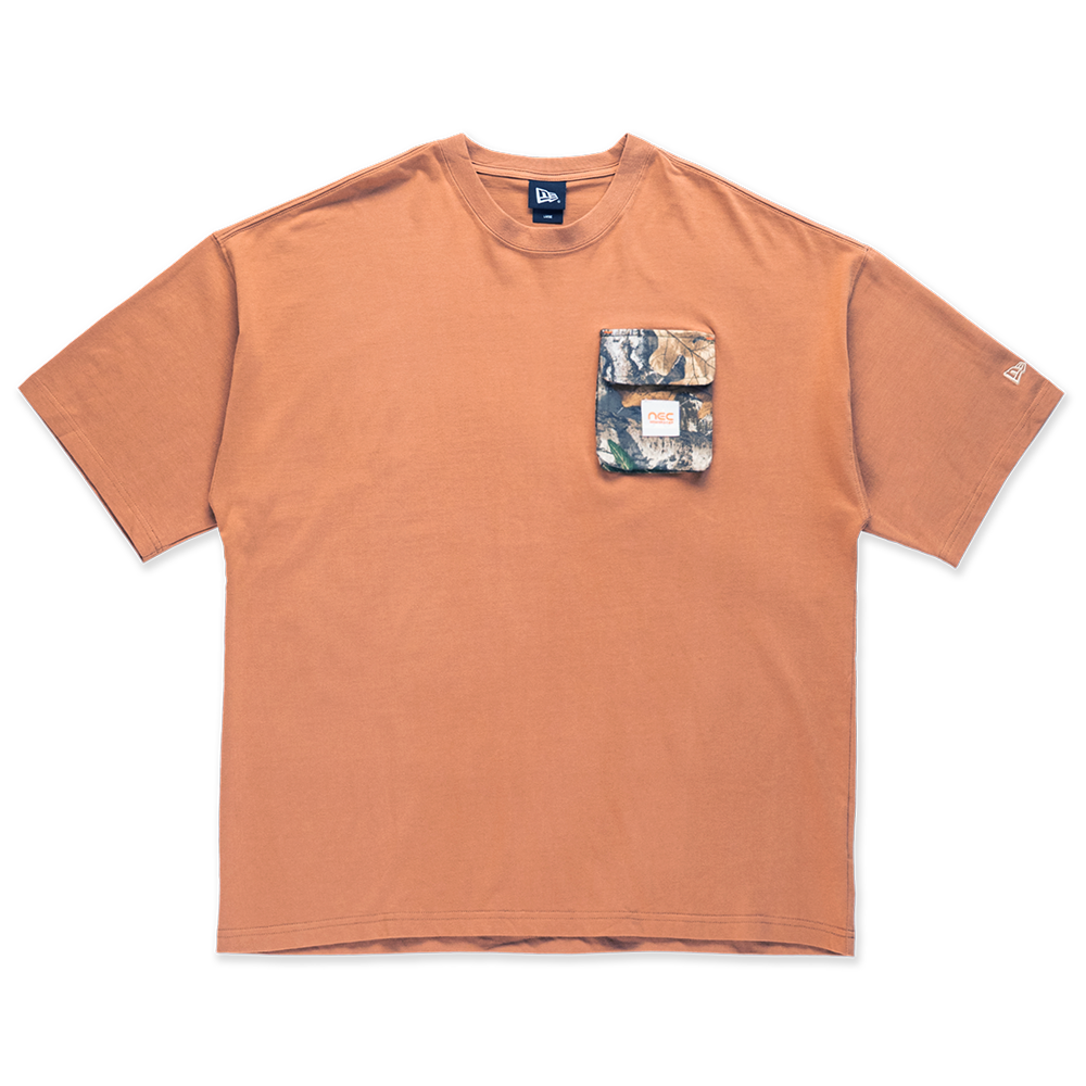 NEW ERA EARTHY SKIN LIGHT BRONZE OVERSIZED SHORT SLEEVE T-SHIRT