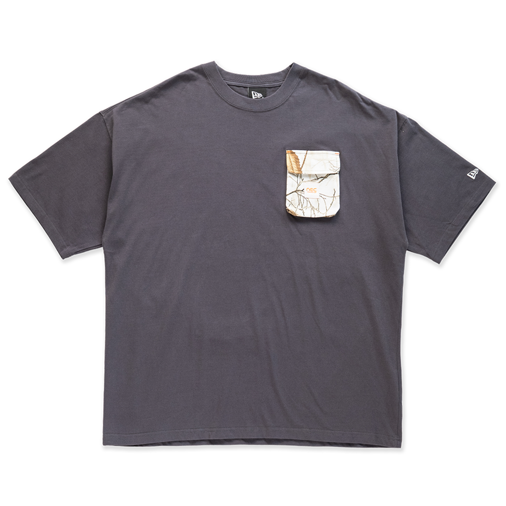 NEW ERA EARTHY SKIN GRAPHITE OVERSIZED SHORT SLEEVE T-SHIRT