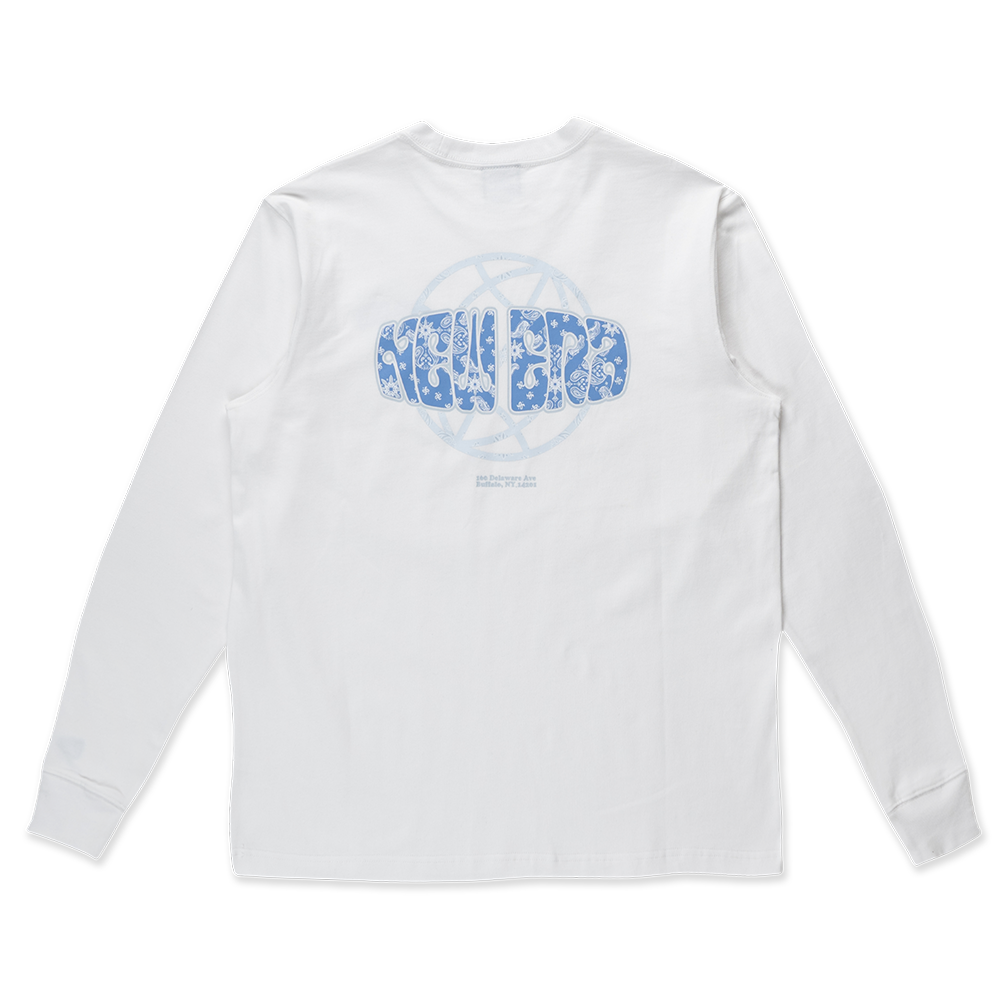 NEW ERA STREET SWING WHITE LONG SLEEVE T-SHIRT