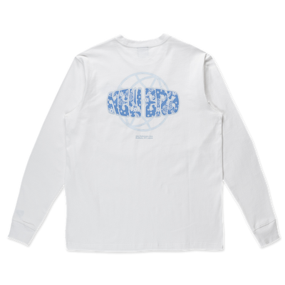 NEW ERA STREET SWING WHITE LONG SLEEVE T-SHIRT