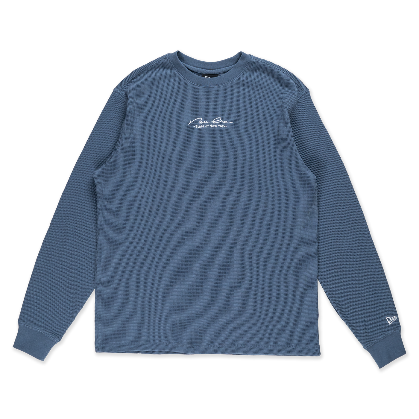 NEW ERA BASIC MUTED INDIGO LONG SLEEVE T-SHIRT