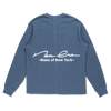 NEW ERA BASIC MUTED INDIGO LONG SLEEVE T-SHIRT