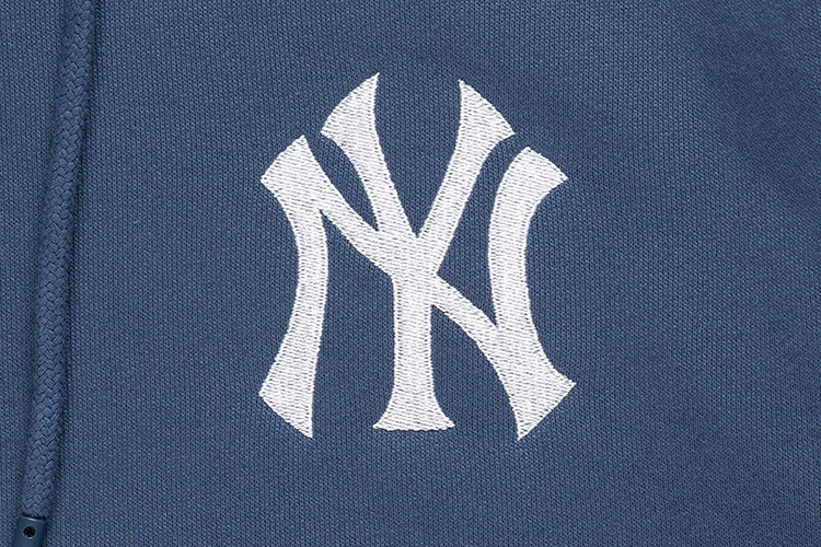 NEW YORK YANKEES COLOR ERA MUTED INDIGO HOODIE