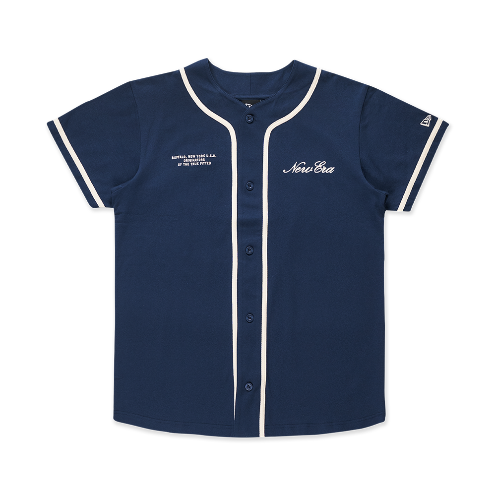 NEW ERA OCEANSIDE BLUE BASEBALL JERSEY