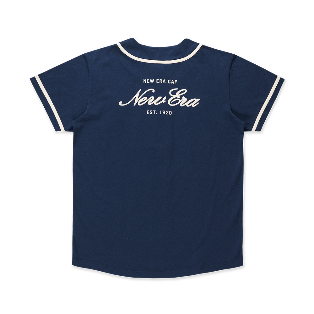 NEW ERA OCEANSIDE BLUE BASEBALL JERSEY