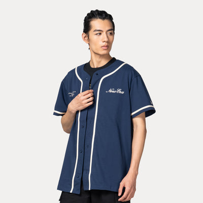 NEW ERA OCEANSIDE BLUE BASEBALL JERSEY