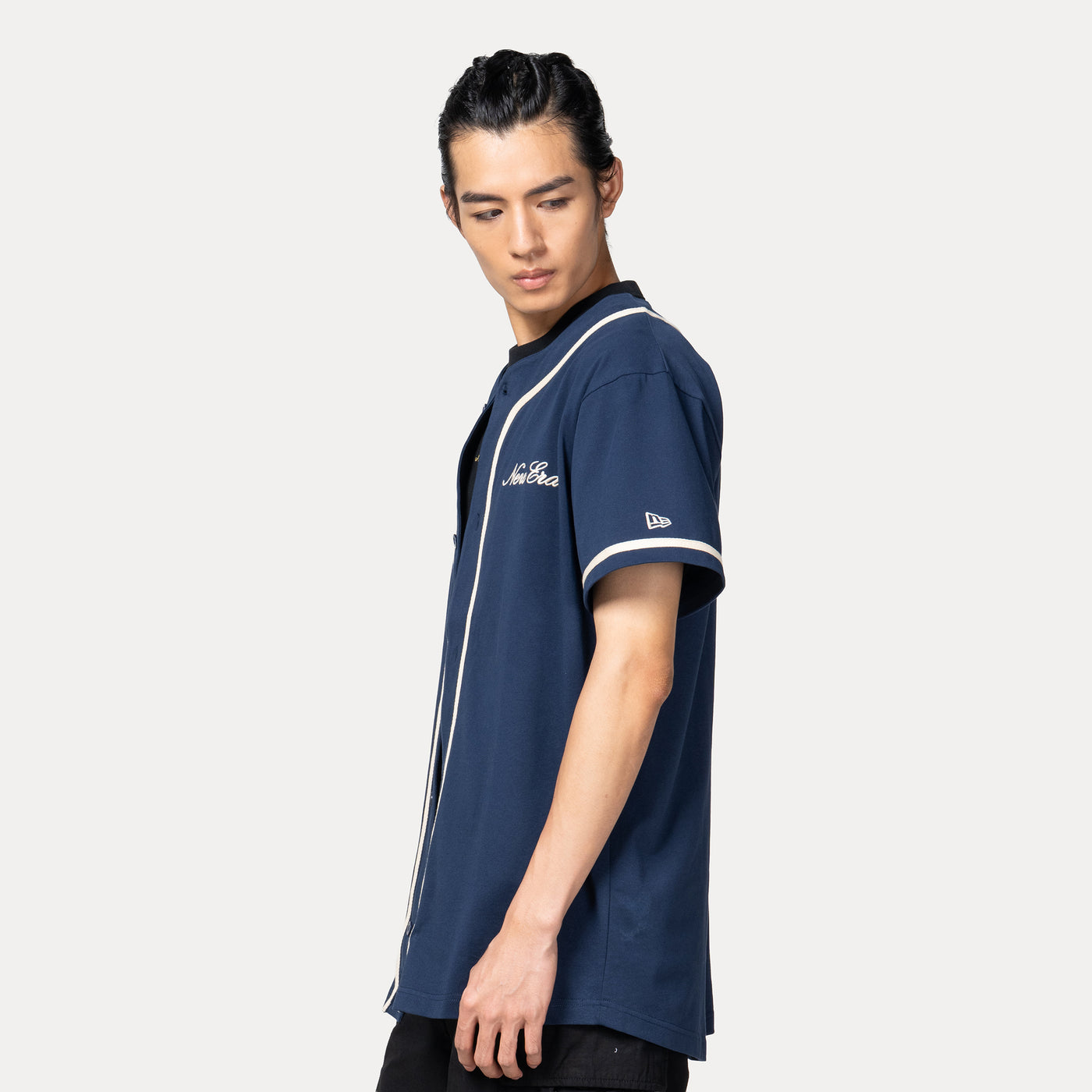 NEW ERA OCEANSIDE BLUE BASEBALL JERSEY