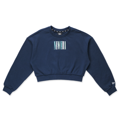 NEW ERA 90S VIBE OCEANSIDE BLUE WOMEN CREWNECK