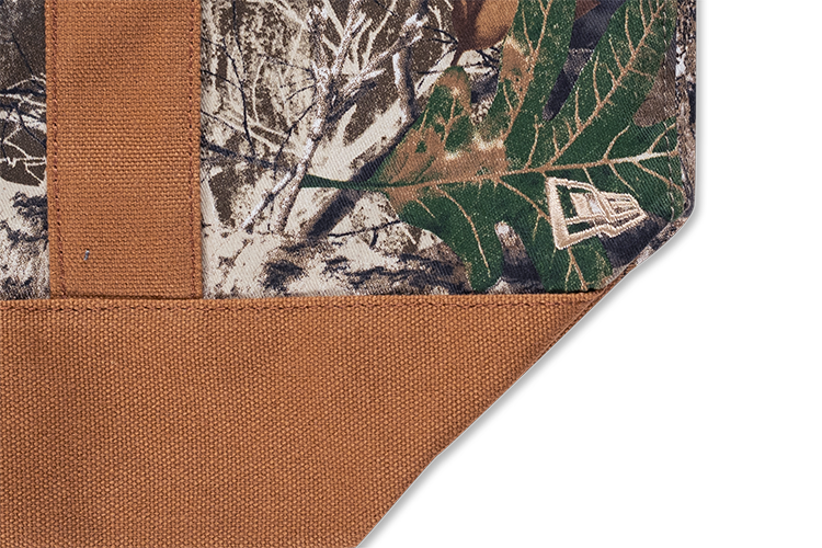 NEW ERA EARTHY SKIN REAL TREE EDGE BROWN TOTE BAG