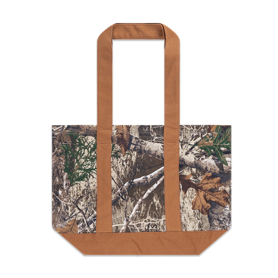 NEW ERA EARTHY SKIN REAL TREE EDGE BROWN TOTE BAG