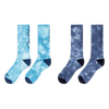 NEW ERA BASIC 2 PACK BLUE FOAM AND MUTED INDIGO SOCKS