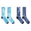 NEW ERA BASIC 2 PACK BLUE FOAM AND MUTED INDIGO SOCKS