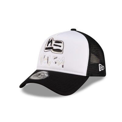 NEW ERA X SHOHEI OCHIAI 2-TONE BLACK VISOR WHITE 9FORTY AF TRUCKER CAP