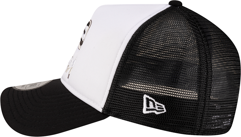NEW ERA X SHOHEI OCHIAI 2-TONE BLACK VISOR WHITE 9FORTY AF TRUCKER CAP