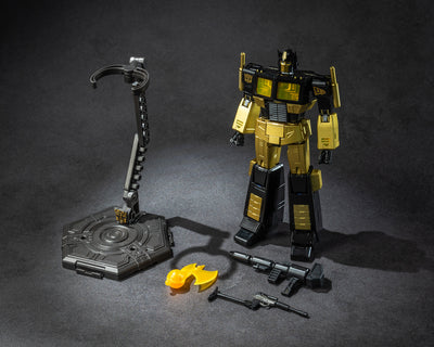 NEW ERA X TRANSFORMERS GENERATION ONE OPTIMUS PRIME BLACK AND GOLD FIGURE