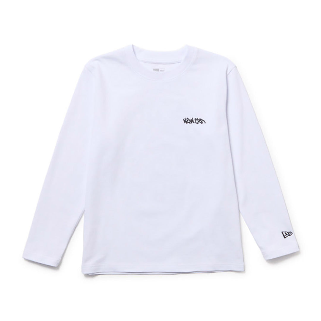 NEW ERA GRAFFITI WHITE YOUTH LONG SLEEVE T-SHIRT