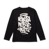 NEW ERA GRAFFITI BLACK YOUTH LONG SLEEVE T-SHIRT