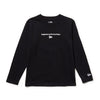 NEW ERA CIRCLE BLACK YOUTH LONG SLEEVE T-SHIRT