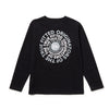 NEW ERA CIRCLE BLACK YOUTH LONG SLEEVE T-SHIRT