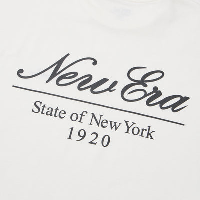 NEW ERA SCRIPT LOGO WHITE WOMEN OVERSIZED LONG SLEEVE T-SHIRT