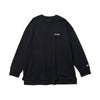NEW ERA SCRIPT LOGO BLACK WOMEN OVERSIZED LONG SLEEVE T-SHIRT