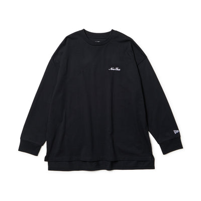 NEW ERA SCRIPT LOGO BLACK WOMEN OVERSIZED LONG SLEEVE T-SHIRT