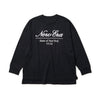 NEW ERA SCRIPT LOGO BLACK WOMEN OVERSIZED LONG SLEEVE T-SHIRT