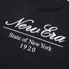 NEW ERA SCRIPT LOGO BLACK WOMEN OVERSIZED LONG SLEEVE T-SHIRT