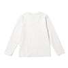 NEW ERA BASIC SQUARE LOGO PUFF PRINT WHITE WOMEN LONG SLEEVE T-SHIRT