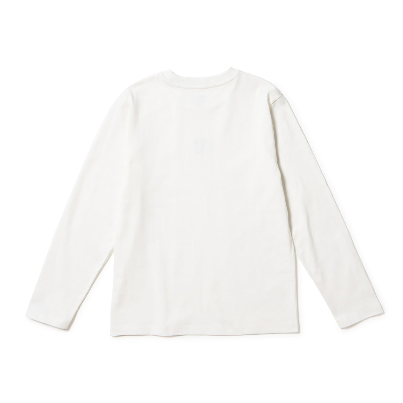 NEW ERA BASIC SQUARE LOGO PUFF PRINT WHITE WOMEN LONG SLEEVE T-SHIRT