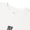 NEW ERA BASIC SQUARE LOGO PUFF PRINT WHITE WOMEN LONG SLEEVE T-SHIRT