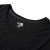 NEW ERA SPLIT-BACK VERTICAL LOGO BLACK WOMEN LONG SLEEVE T-SHIRT