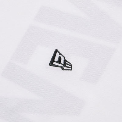 NEW ERA VERTICAL LOGO WHITE LONG SLEEVE T-SHIRT