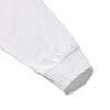 NEW ERA VERTICAL LOGO WHITE LONG SLEEVE T-SHIRT