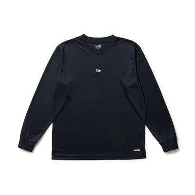 NEW ERA VERTICAL LOGO NAVY LONG SLEEVE T-SHIRT