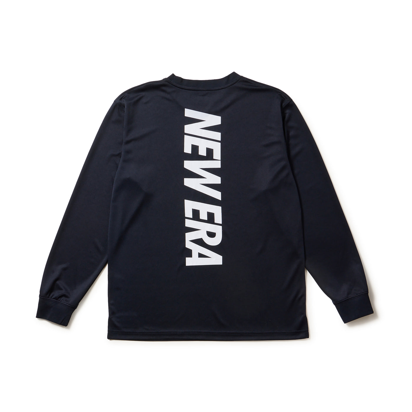 NEW ERA VERTICAL LOGO NAVY LONG SLEEVE T-SHIRT