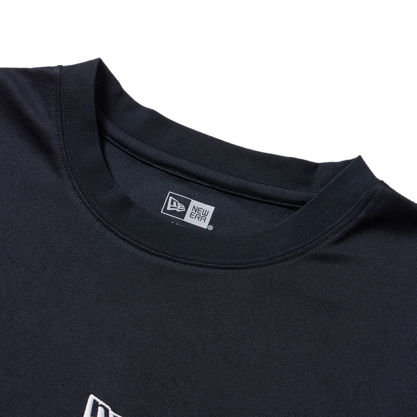 NEW ERA VERTICAL LOGO NAVY LONG SLEEVE T-SHIRT
