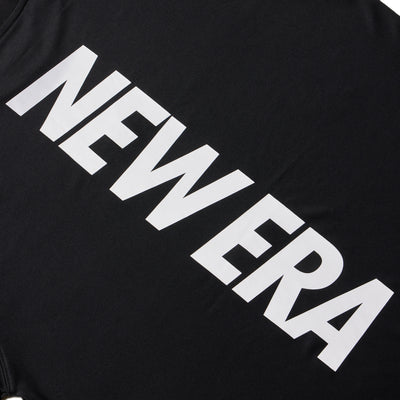 NEW ERA VERTICAL LOGO BLACK LONG SLEEVE T-SHIRT