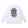 NEW ERA GRAFFITI WHITE OVERSIZED LONG SLEEVE T-SHIRT