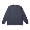 NEW ERA GRAFFITI GRAY OVERSIZED LONG SLEEVE T-SHIRT